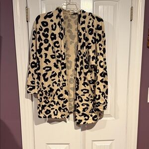 LuLaRoe Black and Tan Teddy Jacket